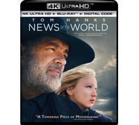 NEWS OF THE WORLD (4K ULTRA UD/BLU-RAY/DIGITAL) (4K UHD Blu-ray) Tom Hanks