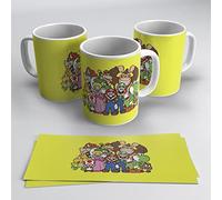 newseny Mug Luigi, Mario Bros et ses amis - Tasse Luigi Ceramica 320 ml (jaune)