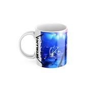 newseny Mug pour ROCKEROS et fans du groupe de rock METALLICA | Céramique 350 ml (cadeau Heavy Metal) (Concert Metallica double nom)