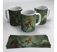 newseny Tasse Diablo 4 "Picaro en céramique Mug pour fans de la saga DIABLO 4 Rogue. Diablo IV 355 ml