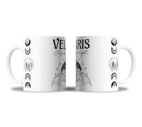 newseny Tasse inspirée de Acotar Velaris avec phrase : City off Starlight - Cadeau pour les fans de la meilleure saga fantastique | Céramique 355 ml (Velaris côtés lunas)