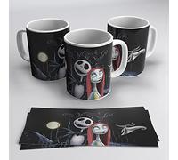 newseny Tasse Jack Skellington Nightmare avant Noël (collection tasse cadeau Noël) (Jack Skellington avec Sally et Zero)