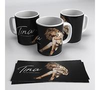 newseny Tina Turner Tasse de la chanteuse Tina Turner Reine du rock | Cadeau pour les fans de Turner, céramique 355 ml (Tina Turner)