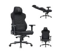 Newskill Banshee Pro Silla Gaming Tela Transpirable con Almohada Cervical Negra