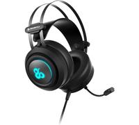 Newskill Drakain Écouteurs de gaming stéréo avec éclairage RGB compatibles avec PC, Playstation 4, Xbox One et Nintendo Switch Noir