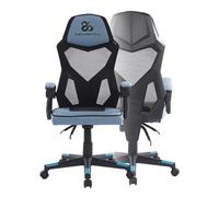 Newskill Eros Chaise Gaming, Polypropylène Nylon Polyuréthane, Bleu, Mediano