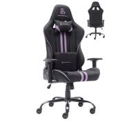Newskill Kitsune V2 Silla Gaming Tela Transpirable Estructura Acero Negro-Morado