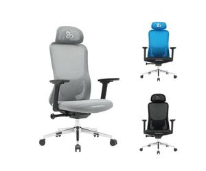 Newskill Nue Silla Gaming Ergonómica Malla Transpirable con Soporte Lumbar Gris