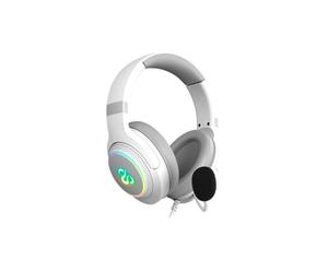 NEWSKILL Sobek 7.1 V2 Auriculares Gaming Con Sonido Virtual 7.1 USB Micro y Luces RGB Para pc y Consolas - Color Blanco