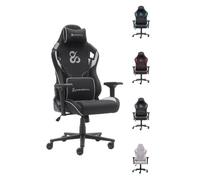 Newskill Takamikura V2 - Chaise Gaming Bleu avec Coussins Cervical et Lombaire, Tissu Respirant, Reclinable à 180°, Charge Max 136 kg