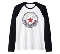Newsom AOC 2028 for President Election '28 Campagne démocrate Manche Raglan