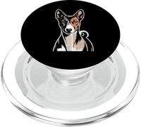 Newspaper Art Basenji Barkless Dog PopSockets PopGrip pour MagSafe