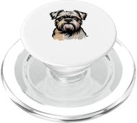 Newspaper Art Brussels Griffon Belge PopSockets PopGrip pour MagSafe
