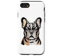 Newspaper Art French Bulldog Frenchie Coque pour iPhone SE (2020) / 7/8