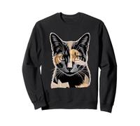 Newspaper Art Russian Blue Cat Russian Blues Maltese Sweatshirt