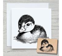 NEWSTAMPS DIE STEMPELMACHER Tampon à motif canard en bois - 50 x 55 mm - Pour scrapbooking et cartes