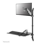 Support mural Neomounts WL90-325BL1 pour écran de 32" (assis-debout entièrement mobile)