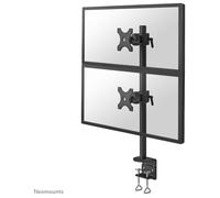 Support de table pour écran Neomounts FPMA-D700DV 25,4 cm (10) - 68,6 cm (27) réglable en hauteur, inclinable, mobile, rotatif noir