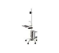 Chariot pour PC/moniteur Neomounts FPMA-MOBILE1800 25,4 cm (10) - 68,6 cm (27) inclinable, mobile argent Argent G