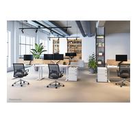 NEWSTAR Montage de bureau NM-D750BLACK - Pour Ecran Plat - Noir