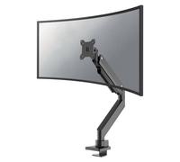 newstar neomounts flat screen desk 10-49in desk clamp/grommet black noir