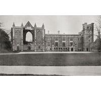 Newstead Abbey, un ancien prieuré augustinien Nottinghamshire Angleterre vu ici c. 1900. Maison de Lord Byron. George Gordon Byron 6e baron Byron 1788 1824. Poète anglais pair et politicien. De la