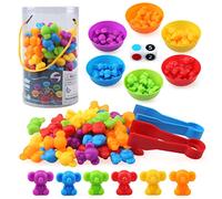 NEWSTYLE Jeux Montessori 3 4 5 Ans, Jouets pour Comptage et Tri Numéros Compter Les Koala avec Tasses Jeu de Tri Motricité Fine Jouet Educatif Bébé Classification des Couleurs Cadeau Garcon Fille
