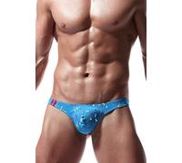 Newsywell Hommes String en Coton Bikinis G-String Low Rise Pouch Tanga Slip Briefs sous-vêtements Bleu XX-Large
