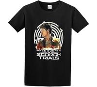 Newt Maze Runner The Scorch Trials'S Character Thomas Brodie-Sangster Cotton Round Neck Tee Shirt for Men Manches Courtes(XX-Large)