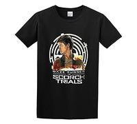 Newt Maze Runner The Scorch Trials's Character Thomas Brodie-Sangster Unisex Cotton Tee Shirt Men's Black T-Shirt XXL