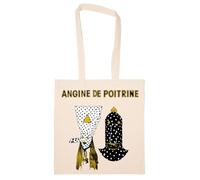 Newtee Angine De Poitrine Sac Tote Beige Écologique En Coton Réutilisable Beige Totebag Eco Friendly Reusable Cotton Bag