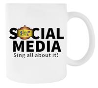 Newtee Chemises Chant Tasse En Céramique Blanche Pour Tasse À Café Pour Le Thé White Ceramic Mug For Coffee Cup For Tea