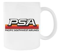 Newtee Compagnie Aérienne Psa Disparue Années 70 Et 80 Pacifique Tasse En Céramique Blanche Pour Tasse À Café Pour Le Thé White Ceramic Mug For Coffee Cup For Tea