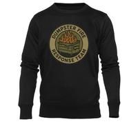 Newtee Équipe d'intervention en Cas De Feu De Conteneur À Ordures Sweat Noir Unisexe À Col Rond Unisex Black Sweatshirt Crewneck