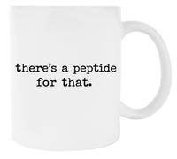Newtee Il Existe Un Peptide Pour Ça Tasse En Céramique Blanche Pour Tasse À Café Pour Le Thé White Ceramic Mug For Coffee Cup For Tea