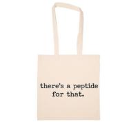 Newtee Il Existe Un Peptide Pour Ça Totebag Beige Sac En Coton Réutilisable Écologique Beige Totebag Eco Friendly Reusable Cotton Bag