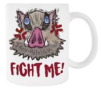Newtee Inosuke, Fight Me!!! Tasse En Céramique Blanche Pour Tasse À Café Pour Le Thé