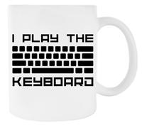 Newtee Je Joue Du Clavier Tasse En Céramique Blanche Pour Tasse À Café Pour Le Thé White Ceramic Mug For Coffee Cup For Tea