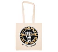 Newtee Je Peux Réparer Beaucoup De Choses Mais Totebag Beige Sac En Coton Réutilisable Écologique Beige Totebag Eco Friendly Reusable Cotton Bag