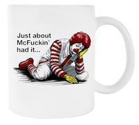 Newtee J'en Ai Presque Marre Tasse En Céramique Blanche Pour Tasse À Café Pour Le Thé White Ceramic Mug For Coffee Cup For Tea