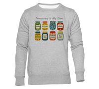 Newtee La Démocratie C'est Mon Truc Sweat Gris Unisexe Ras du Cou Unisex Grey Sweatshirt Crewneck