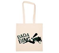Newtee Les Sopranos Bada Bing Totebag Beige Sac En Coton Réutilisable Écologique Beige Totebag Eco Friendly Reusable Cotton Bag