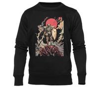 Newtee Marque Berserk Sweat Noir Unisexe À Col Rond