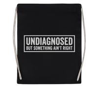 Newtee Non Diagnostiqué Mais Quelque Chose Cloche Sac De Sport Noir Sac De Sport Réutilisable En Coton Avec Cordon De Serrage Black Gym Bag Cotton Reusable Drawstring Sport Bag