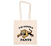 Newtee Pantalons Puma Totebag Beige Sac En Coton Réutilisable Écologique Beige Totebag Eco Friendly Reusable Cotton Bag