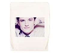 Newtee Sifflet De Josh Hutcherson Sac De Sport Beige Sac De Sport Réutilisable En Coton Avec Cordon De Serrage Beige Gym Bag Cotton Reusable Drawstring Sport Bag