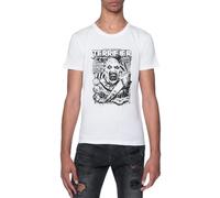 Newtee Terrifier Movie Horror Art The Clown T-Shirt À Manches Courtes À Col Rond Blanc pour Hommes