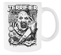 Newtee Terrifier Movie Horror Art The Clown Tasse En Céramique Blanche Pour Tasse À Café Pour Le Thé