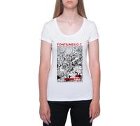 Newtee The DC from Dublin Street T-Shirt À Manches Courtes À Col Rond Blanc pour Femme