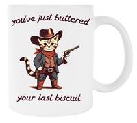 Newtee Tu Viens De Beurrer Ton Dernier Biscuit Tasse En Céramique Blanche Pour Tasse À Café Pour Le Thé White Ceramic Mug For Coffee Cup For Tea